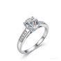 2.25 ct DEW White Moissanite Certified Ring – Engagement Gift for Her 18K Gold Plated V 18K Gold Plated