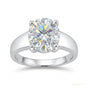 2.50 Cts White Round Cut Certified Moissanite Solitaire Rings 18K Gold Plated Verme 18K Gold Plated