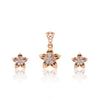 Elegant IGI Certified Diamond Pendant 0.66 ct 18K Gold Necklace Women Gift