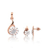 0.55 Ct Natural Diamond Pendant Set IGI Certified 18K Gold SI-I1 for Women