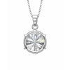 18.50 Ct F VS1 Moissanite Pendant in Gold Vermeil Premium Gift for Her Birthday