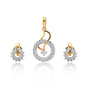 18k Gold Natural Diamond Pendant Set 1.50 ct Round Cut  IGI Certified Jewelry