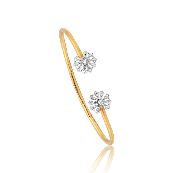 0.57ct Natural Diamond Pavé Bangle