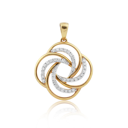IGI Certified 0.44 Ct. Natural Diamond Pendant in 18K Gold Luxury Jewelry
