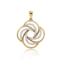 IGI Certified 0.44 Ct. Natural Diamond Pendant in 18K Gold Luxury Jewelry