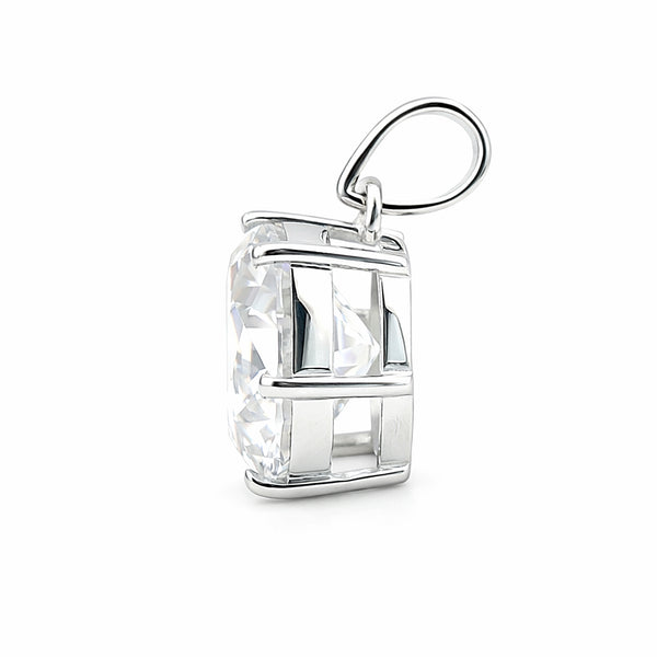 20 ct DEW F VS1 Moissanite Pendant in Gold Vermeil – Perfect Gift for Her This Fall