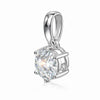 2.60 Ct Certified Moissanite Pendant Birthday Gift for Her 18K Gold Plated