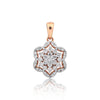 0.69 Ct IGI Certified Natural Diamond Pendant in 18K Gold Jewelry for Women