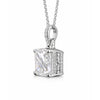 12.50 Ct EGL Certified Moissanite Pendant in Gold Vermeil – Back to School Gift