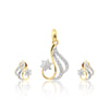 IGI Certified Diamond Pendant Set 0.66 Ct 18K Gold G-H VS Gift for Women