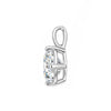 4.20 Ct Certified Moissanite Pendant in Gold Vermeil Ideal Christmas Gift