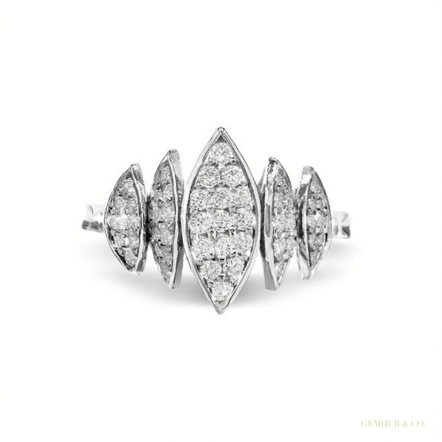 Genuine Lab-Grown/CVD Diamond Tennis Wedding Bracelet 18k Rose Gold 3.25 mm – white background main image