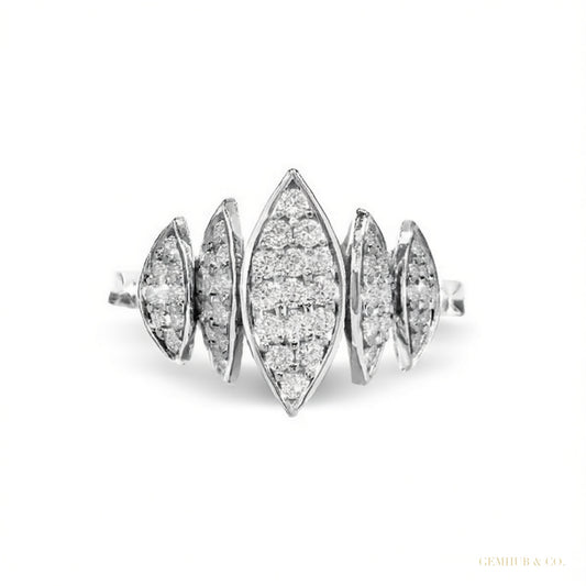 Genuine Lab-Grown/CVD Diamond Tennis Wedding Bracelet 18k Rose Gold 3.25 mm – white background main image