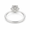 2.85 ct DEW Certified White Moissanite Solitaire Ring in – Gift for Wife 18K Gold Plate 18K Gold Plated