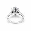 6.00 ct DEW White Moissanite Ring – Thoughtful Labor Day Gift for Her 18K Gold Plated V 18K Gold Plated