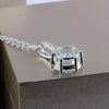 2.60 Ct Certified Moissanite Pendant Birthday Gift for Her 18K Gold Plated