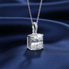 12.50 Ct EGL Certified Moissanite Pendant in Gold Vermeil – Back to School Gift