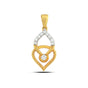 0.26 Ct IGI Certified Natural Diamond Necklace Pendant in 18K Gold for Women