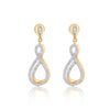 0.70 Ct. IGI Certified  18K Solid Gold Natural Diamond Earrings for Women