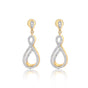 0.70 Ct. IGI Certified  18K Solid Gold Natural Diamond Earrings for Women