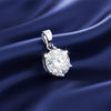 20 ct DEW F VS1 Moissanite Pendant in Gold Vermeil – Perfect Gift for Her This Fall