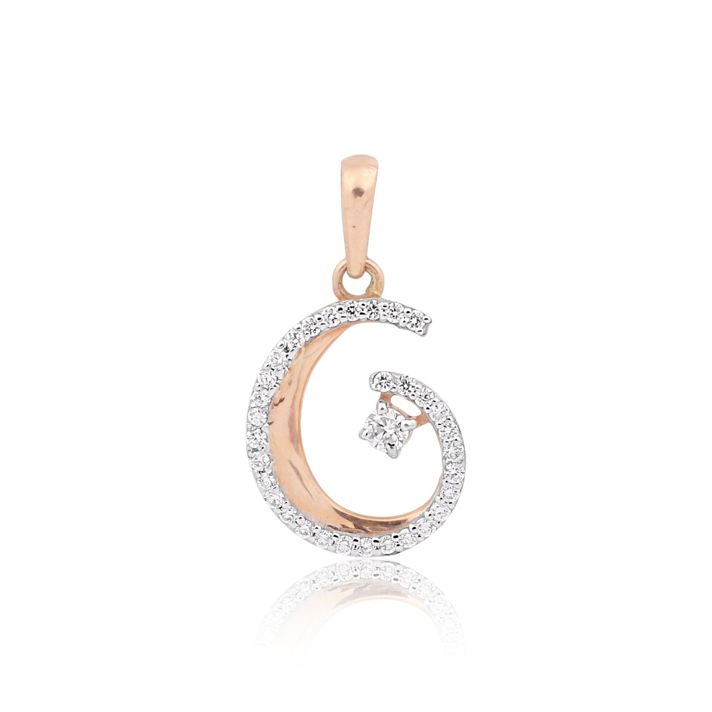 IGI Certified Natural Diamond Pendant Se 1.12 ct 18K Gold Jewelry For Women