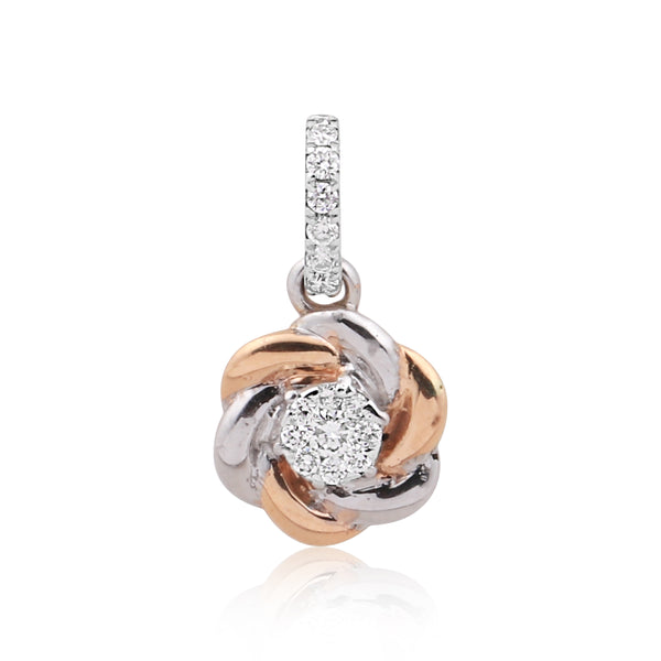 Natural G-H-I VS Diamond Pendant 0.68 ct IGI Certified 18K Gold Necklace