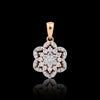 0.69 Ct IGI Certified Natural Diamond Pendant in 18K Gold Jewelry for Women