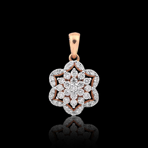0.69 Ct IGI Certified Natural Diamond Pendant in 18K Gold Jewelry for Women