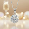 18.50 Ct F VS1 Moissanite Pendant in Gold Vermeil Premium Gift for Her Birthday