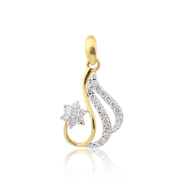 IGI Certified Diamond Pendant Set 0.66 Ct 18K Gold G-H VS Gift for Women