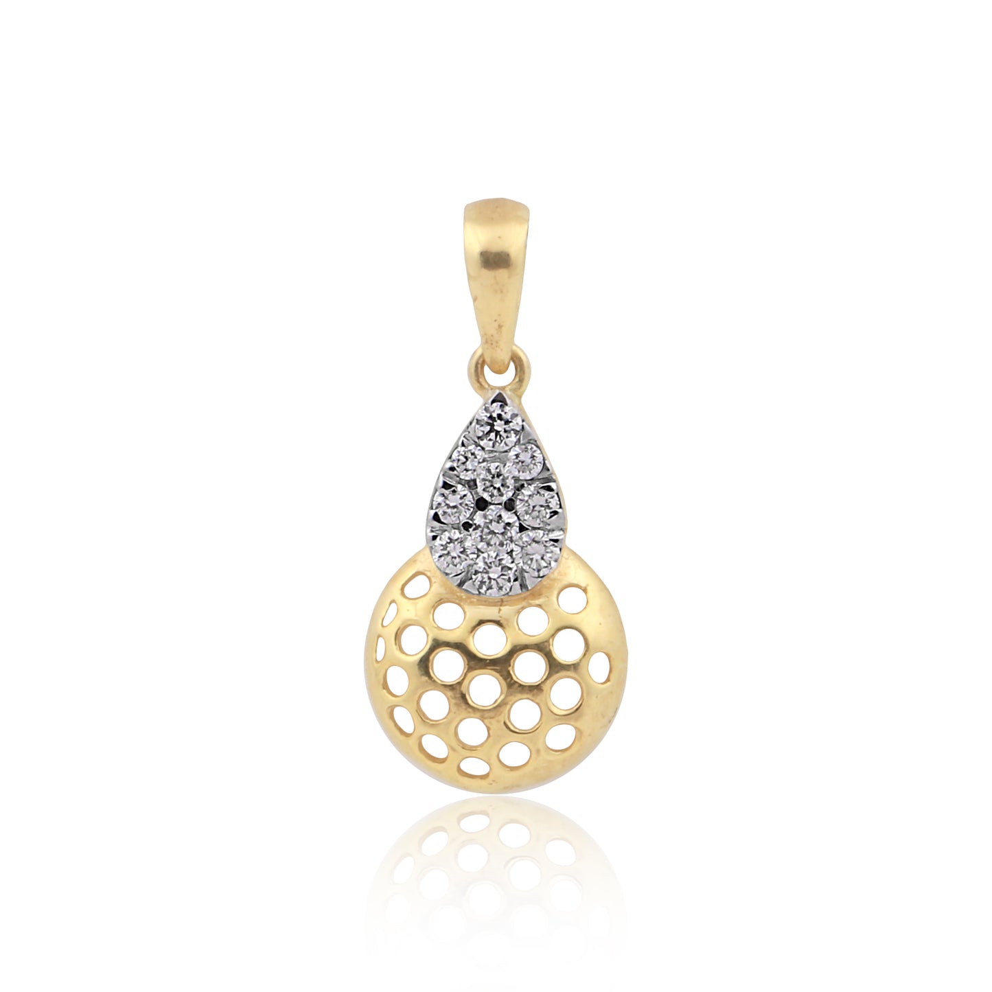 Luxury 18K Gold Diamond Pendant Set 0.66 Ct G-H VS – Elegant Jewelry Gift