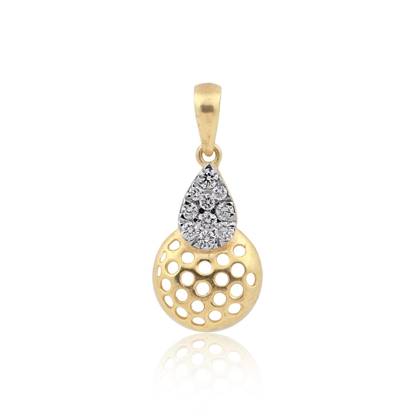 Luxury 18K Gold Diamond Pendant Set 0.66 Ct G-H VS – Elegant Jewelry Gift