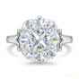 5.85 ct DEW Cushion Cut Moissanite Ring Gift for Her Anniversary Sparkle 18K Gold Plate 18K Gold Plated