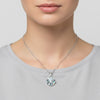 4.20 Ct Certified Moissanite Pendant in Gold Vermeil Ideal Christmas Gift