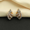 Natural 18K Yellow Gold Diamond Earrings - Certified jewelry for women