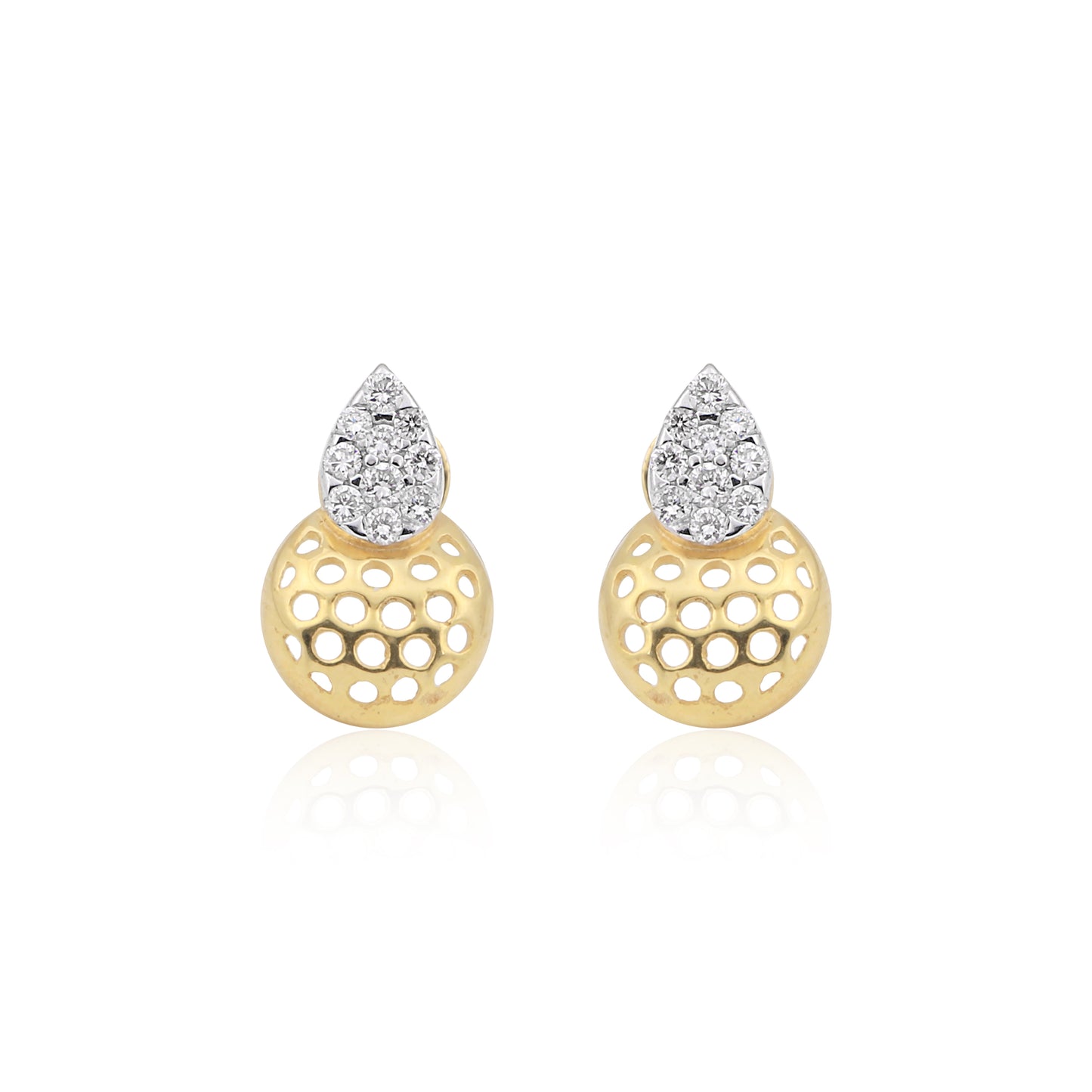Luxury 18K Gold Diamond Pendant Set 0.66 Ct G-H VS – Elegant Jewelry Gift
