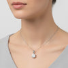 2.60 Ct Certified Moissanite Pendant Birthday Gift for Her 18K Gold Plated