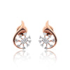 0.55 Ct Natural Diamond Pendant Set IGI Certified 18K Gold SI-I1 for Women