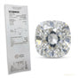 6 ct DEW Certified Radiant Cut White Soliaire Moissanite Gold Vermeil Ring