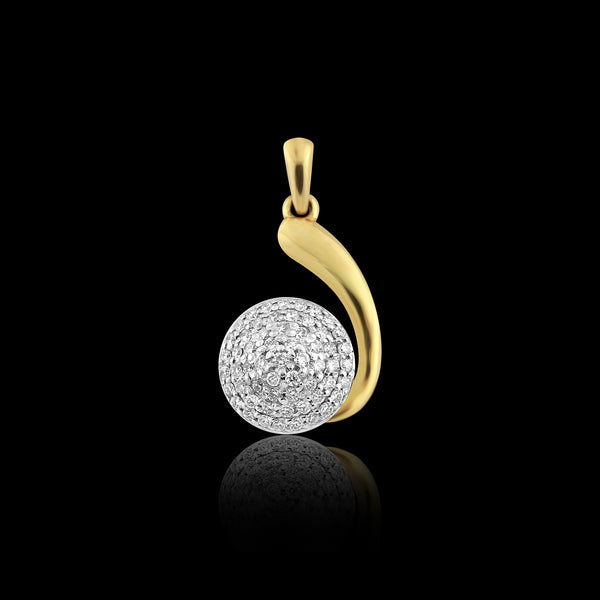 Elegant 0.44 Ct 18K Gold Pendant IGI Certified Natural Diamond for Women