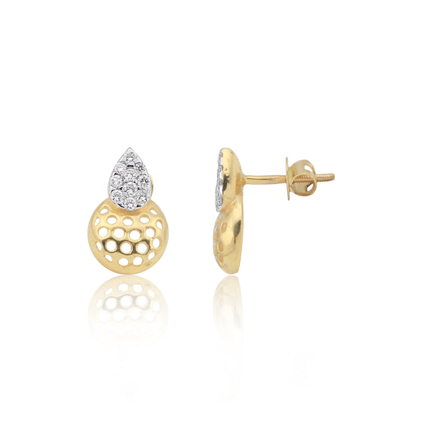 Luxury 18K Gold Diamond Pendant Set 0.66 Ct G-H VS – Elegant Jewelry Gift