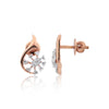 0.55 Ct Natural Diamond Pendant Set IGI Certified 18K Gold SI-I1 for Women