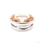 7.10 ct DEW Champagne Moissanite Pendant Gold Vermeil Certified