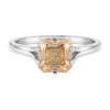 4.0 ct Champagne Asscher