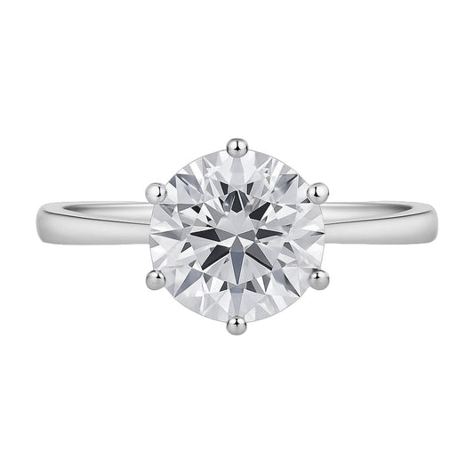 5.0 ct White Round