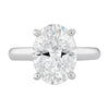 4.0 ct White Oval
