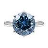2.75 ct Blue Round