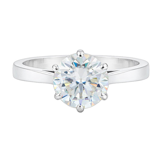 5.5 ct White Round