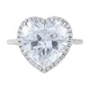 6.7 ct White Heart
